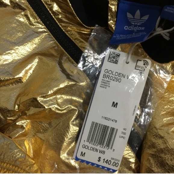 Gold Adidas bomber - Picture 4 of 4